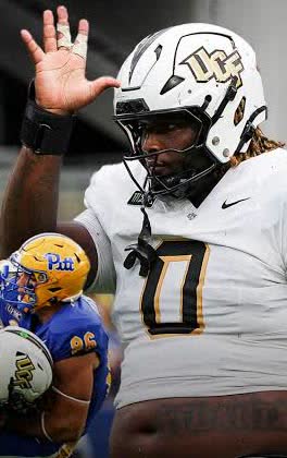 UCF player, number 0
